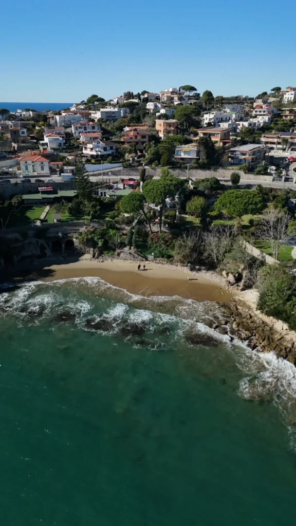 Immagine della caletta di fontania a gaeta
