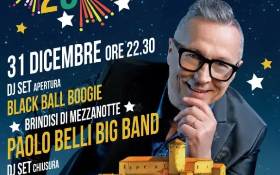 Official: New Year’s Eve in Gaeta 2026 explodes in Freedom Square with the Paolo Belli Big Band!