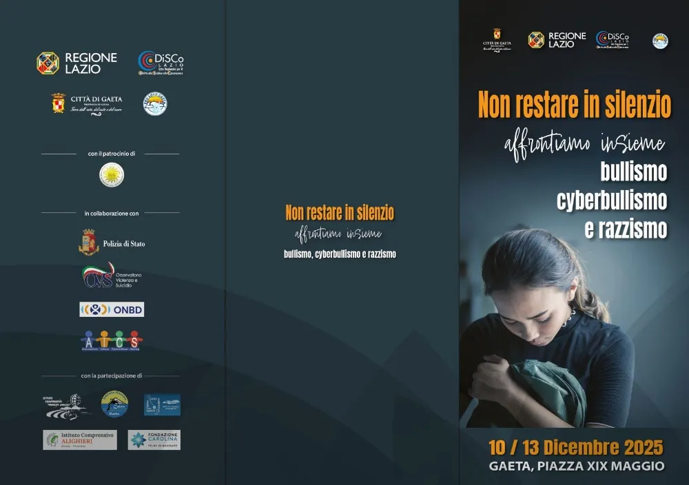 Locandina ufficiale "Non restare in silenzio"