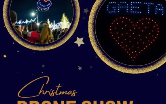 Tomorrow Gaeta’s Sky Returns to Illuminate: Don’t Miss the Christmas Drone Show on December 20!