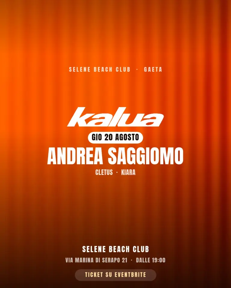 Kalua — Andrea Saggiomo al Selene Beach Club
