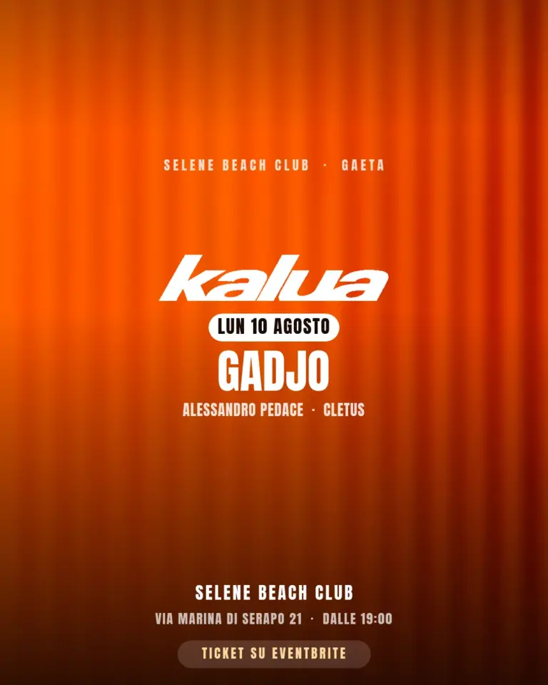 Kalua — Gadjo al Selene Beach Club