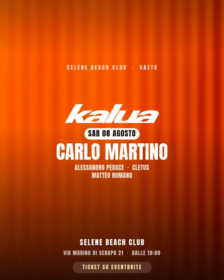 Kalua — Carlo Martino al Selene Beach Club
