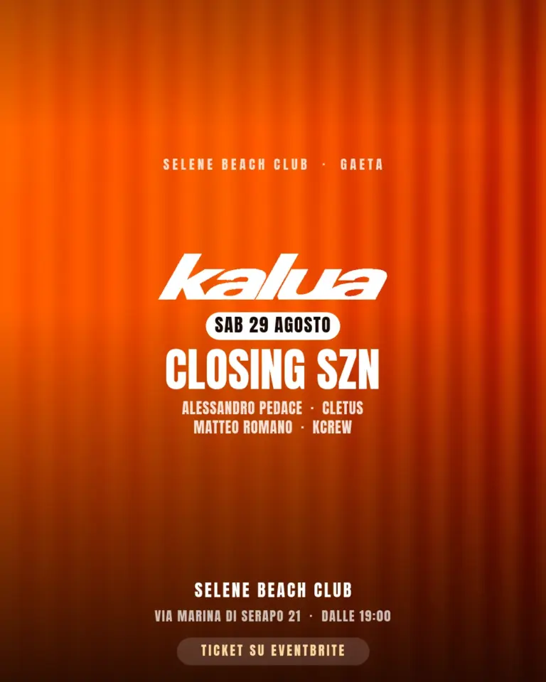 Kalua — Closing SZN al Selene Beach Club