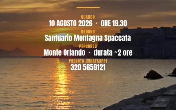 Sunset and Starlight Walk: August 10th at Monte Orlando