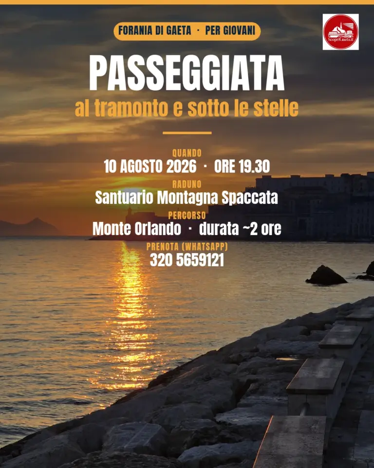 Passeggiata al tramonto e sotto le stelle a Monte Orlando