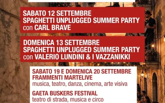 Carl Brave a Gaeta — Spaghetti Unplugged Summer Party