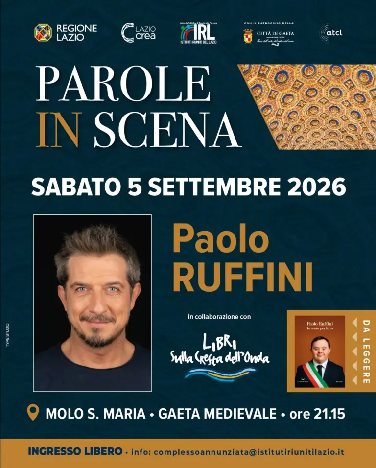 Locandina di Paolo Ruffini a Parole in Scena, 5 settembre 2026