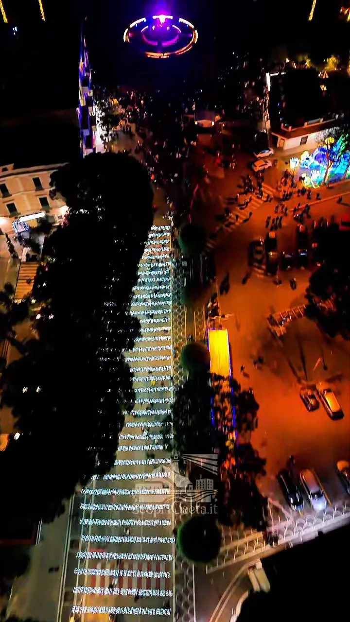 The fountain show at Favole di Luce 2025