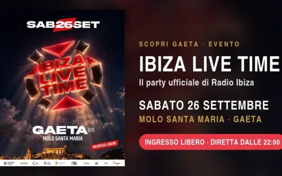 Ibiza Live Time a Gaeta: il party di Radio Ibiza al Molo Santa Maria