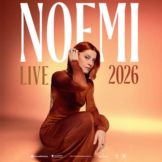 Noemi Live 2026, la grafica ufficiale del tour