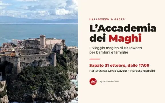 L’Accademia dei Maghi a Gaeta: Halloween per famiglie sabato 31 ottobre 2026