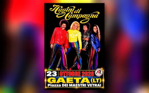 I Cugini di Campagna a Gaeta: concerto gratuito il 23 ottobre 2026
