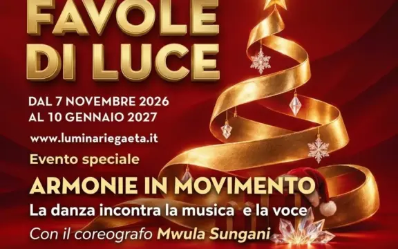 Inaugurazione Favole di Luce 2026: «Armonie in movimento» con Mwula Sungani