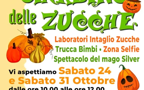 Il Giardino delle Zucche ai Giardini di Serapo — sabato 24 ottobre