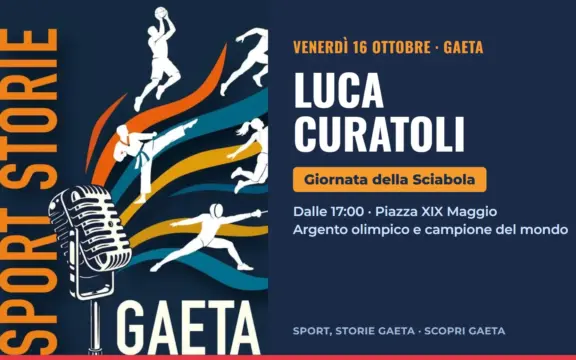 Luca Curatoli a Gaeta: Giornata della Sciabola il 16 ottobre 2026