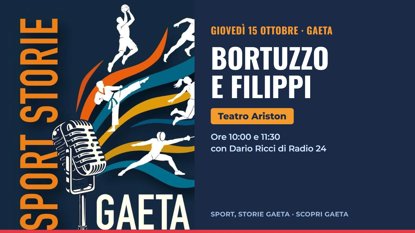 Manuel Bortuzzo and Alessia Filippi in Gaeta: October 15, 2026 at Teatro Ariston